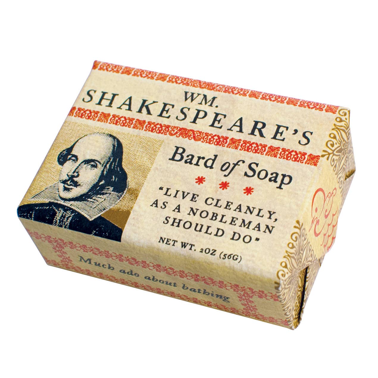 Bar Soap; Shakespeare's Bard of Soap (Fresh Milk & Cocoa Butter)