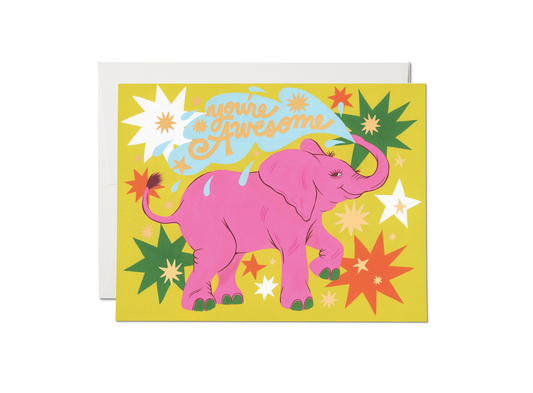 Friendship Card; Awesome Elephant