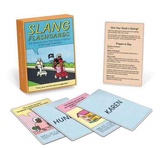 Flashcards Deck; Slang (40+ Cards)