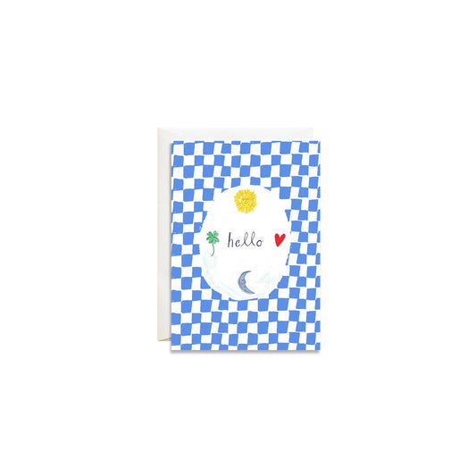 Petite Card; Moon Says Hello By Mr. Boddington's Studio