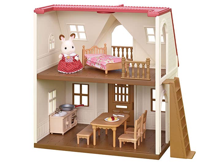 Calico Critters Red Roof Cozy Cottage Starter Home