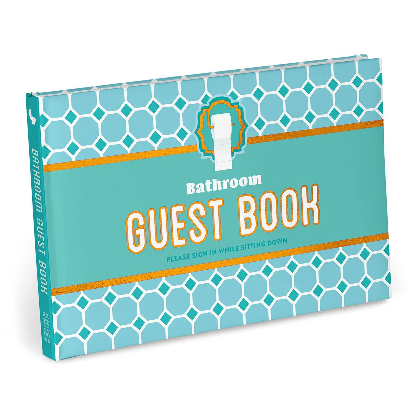 Bathroom Guestbook (Blue, 112 Pages)