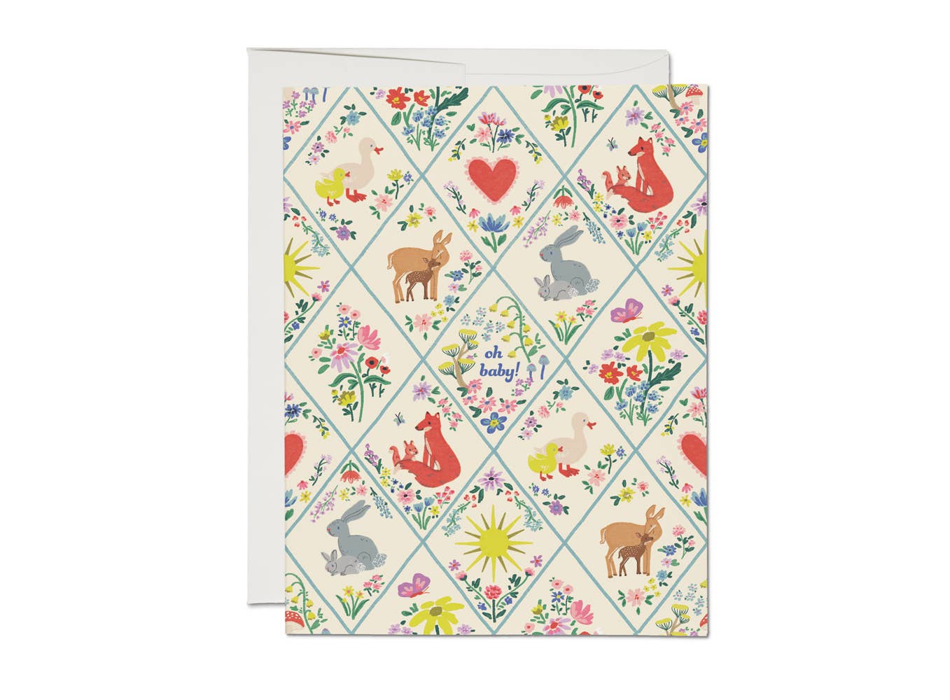 Baby Card; Woodland Critters