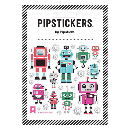 Pipsticks Sticker Sheet; Bots & Bolts