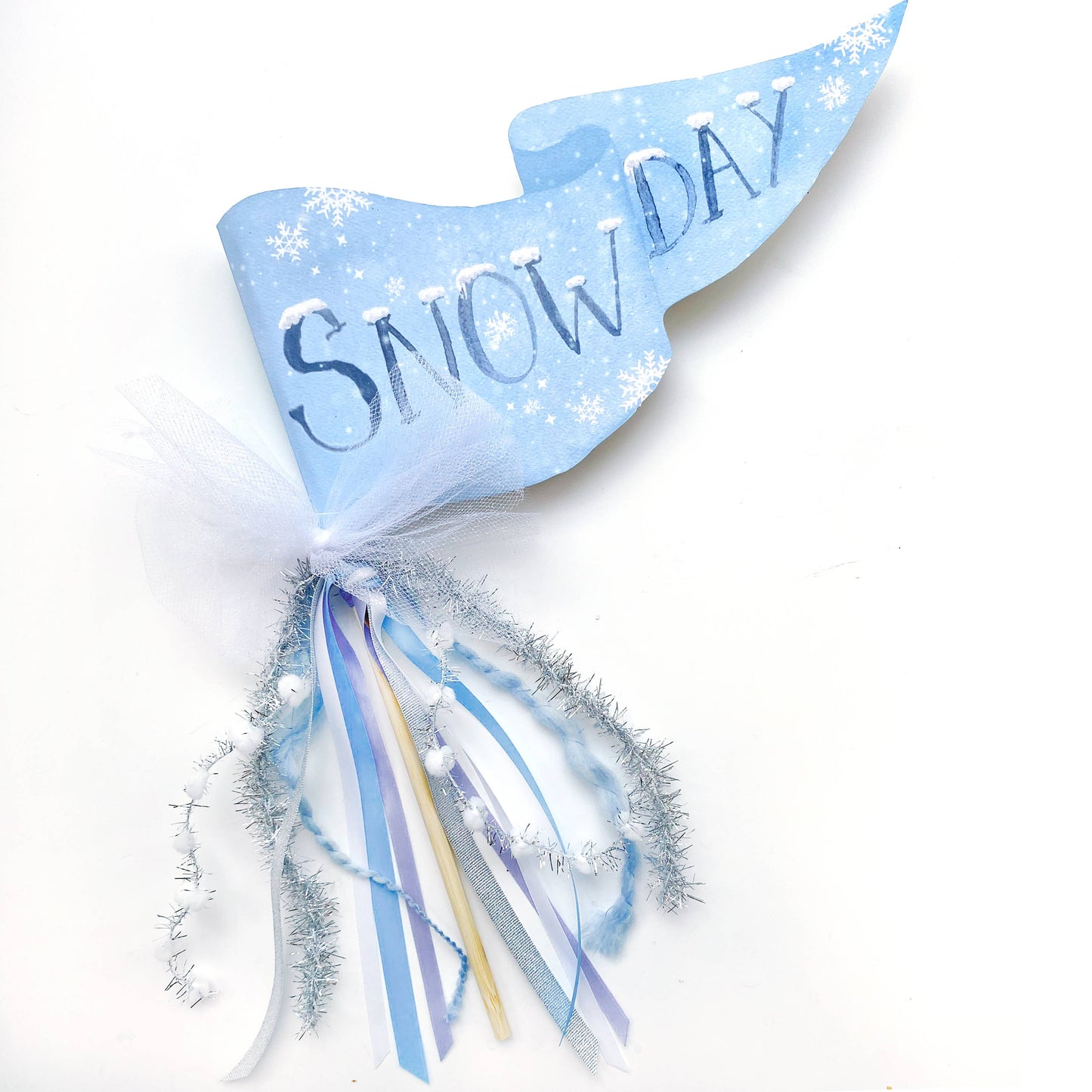 Party Pennant; Snow Day (Christmas Winter Decor)