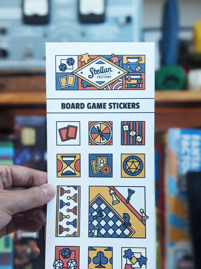 Sticker Sheet; Board Game (20 stickers, various sizes)