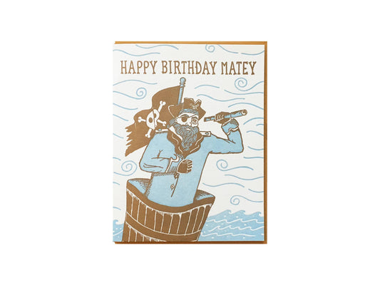 Birthday Card; Pirate