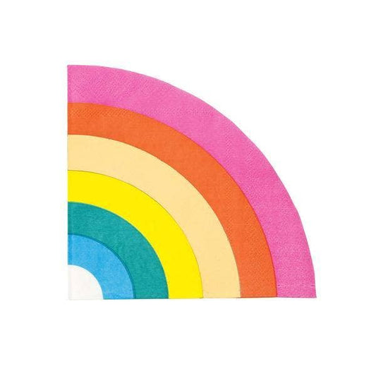 Napkins; Birthday Brights Rainbow (Pack of 16)