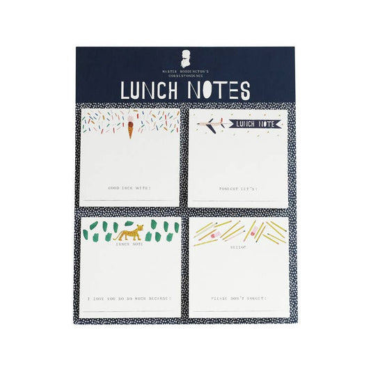 Lunch Note Set By Mr. Boddington's Studios (Set of 4 Notepads)