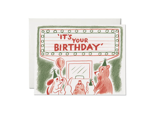 Birthday Card; Marquee