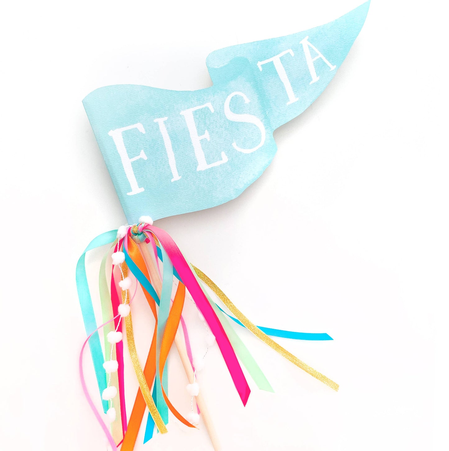 Party Pennant; Fiesta (Blue)