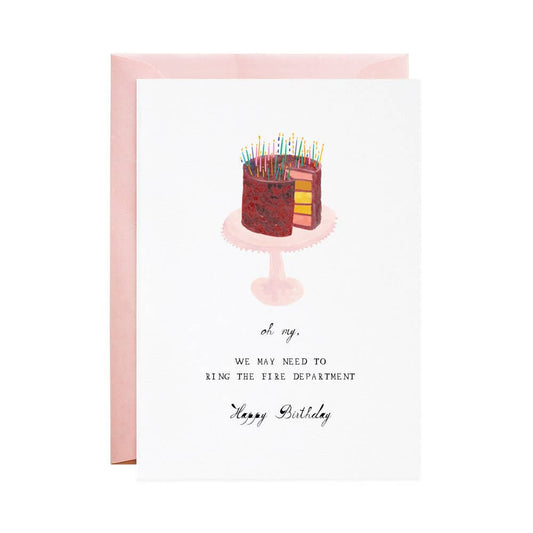 Birthday Card; Ring the Fire Department By Mr. Boddington's Studio