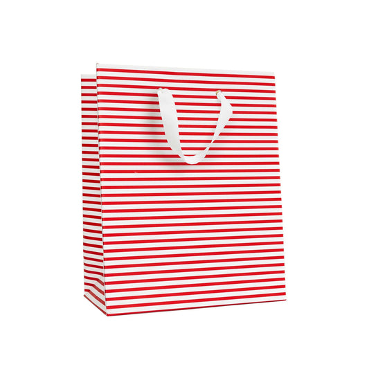 Gift Bag; Candy Cane Stripe (Medium)