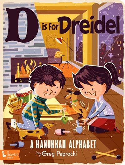 Alphabet Board Book; D is for Dreidel: A Hanukkah Alphabet