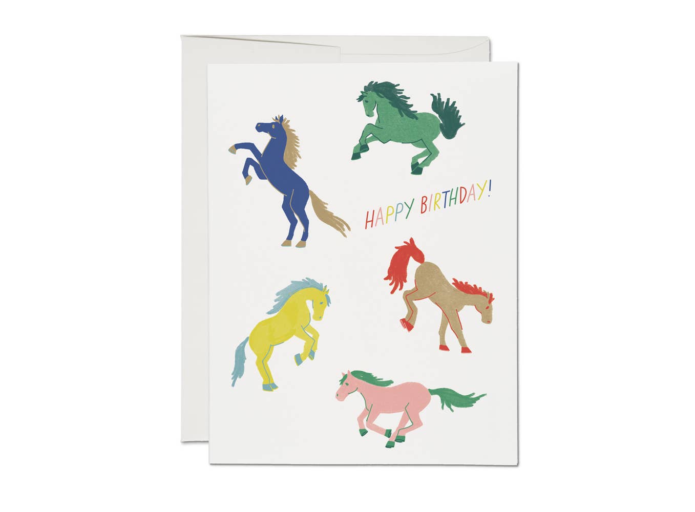 Birthday Card; Wild Horses