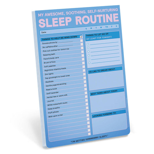 Notepad; Sleep Routine (Pastel Version)