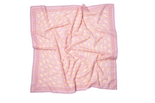 Bandana; 34" Wild Rag Horses By Hemlock Goods (100% Premium Cotton)