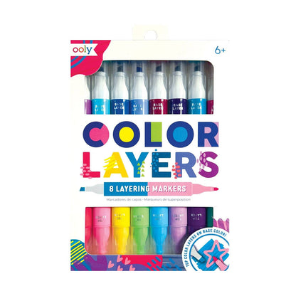 Ooly Color Layers Double-Ended Markers (Set of 8)
