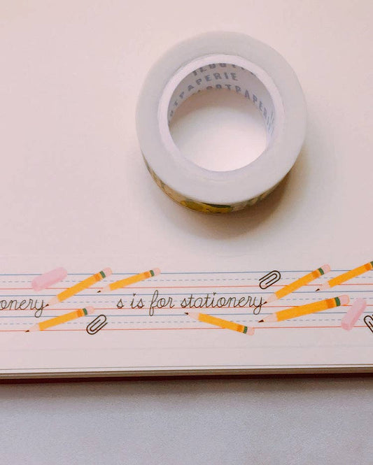 Washi Tape; S is for Stationery