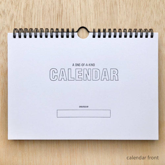 Draw-Your-Own Monthly Hanging Calendar