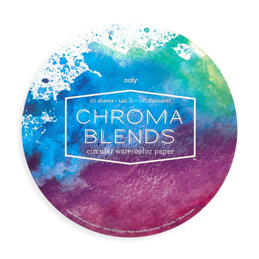 Ooly Watercolor Pad; Chroma Blends (Circular)