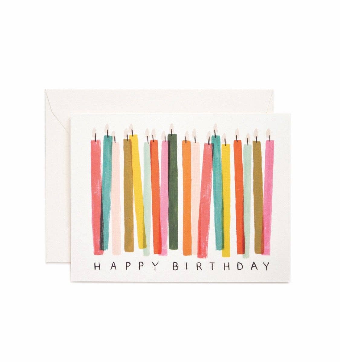 Rifle Paper Co. Birthday Card; Candles