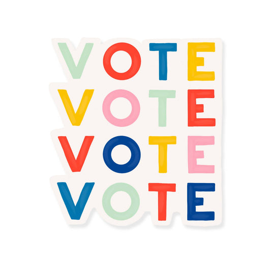 Vinyl Sticker; Vote