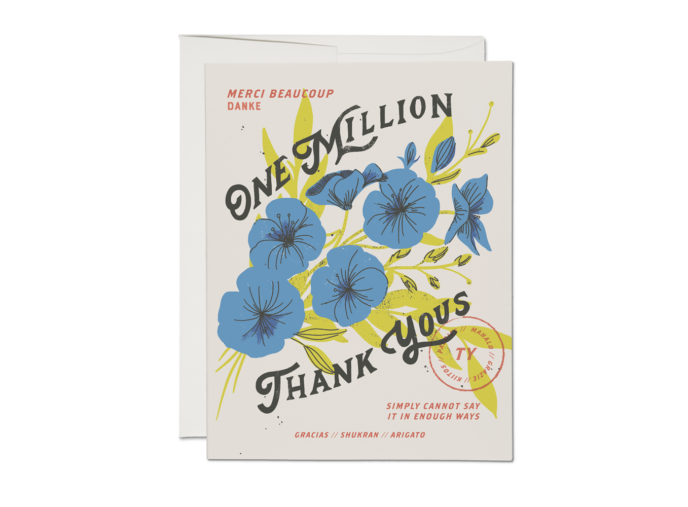 Thank You Card; One Million Thank Yous