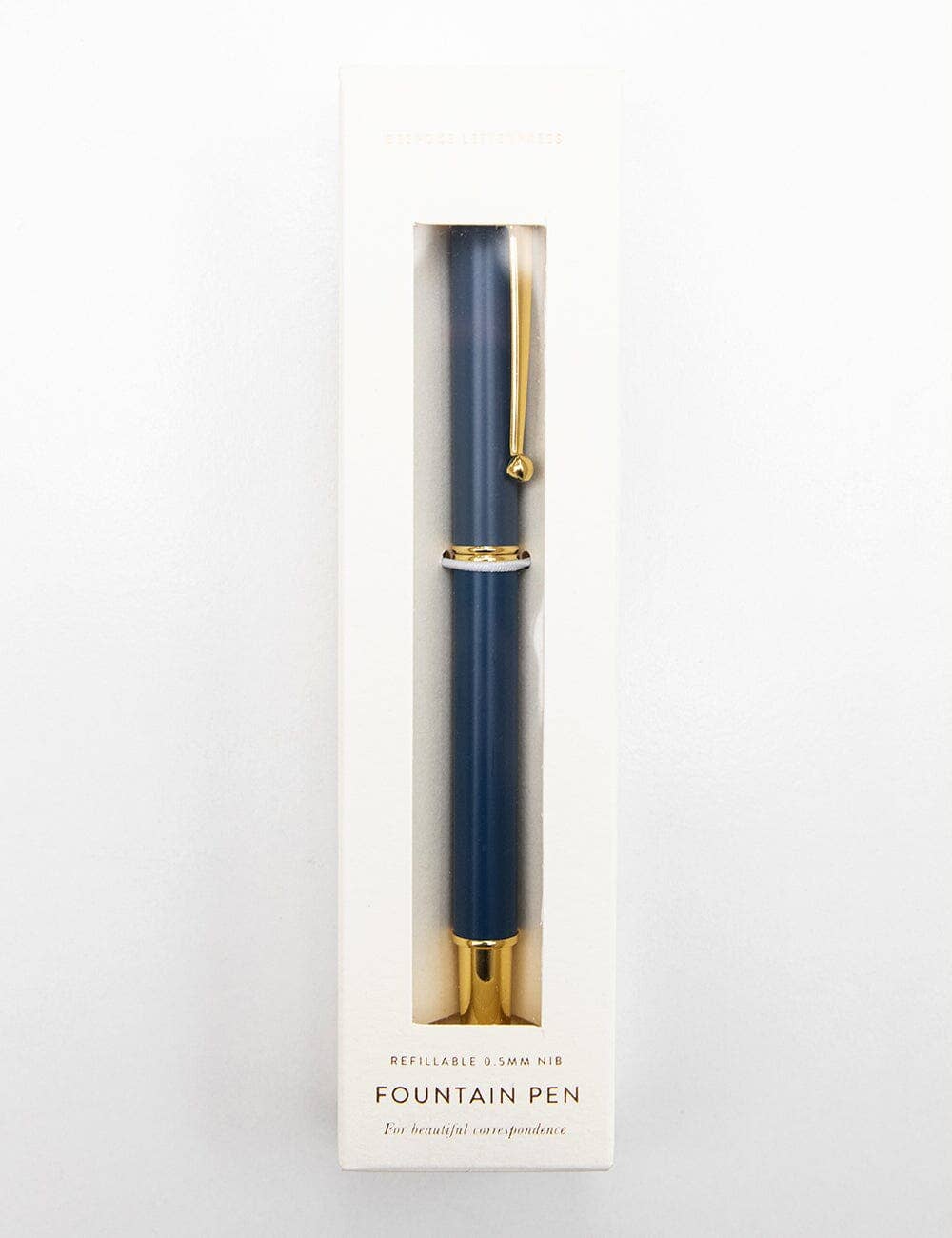 Fountain Pen; Dark Navy (Boxed)