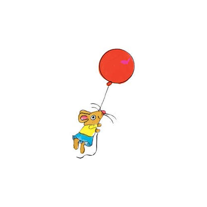 Temporary Tattoo Pack; Mouse Balloon (Richard Scarry's Busy World)