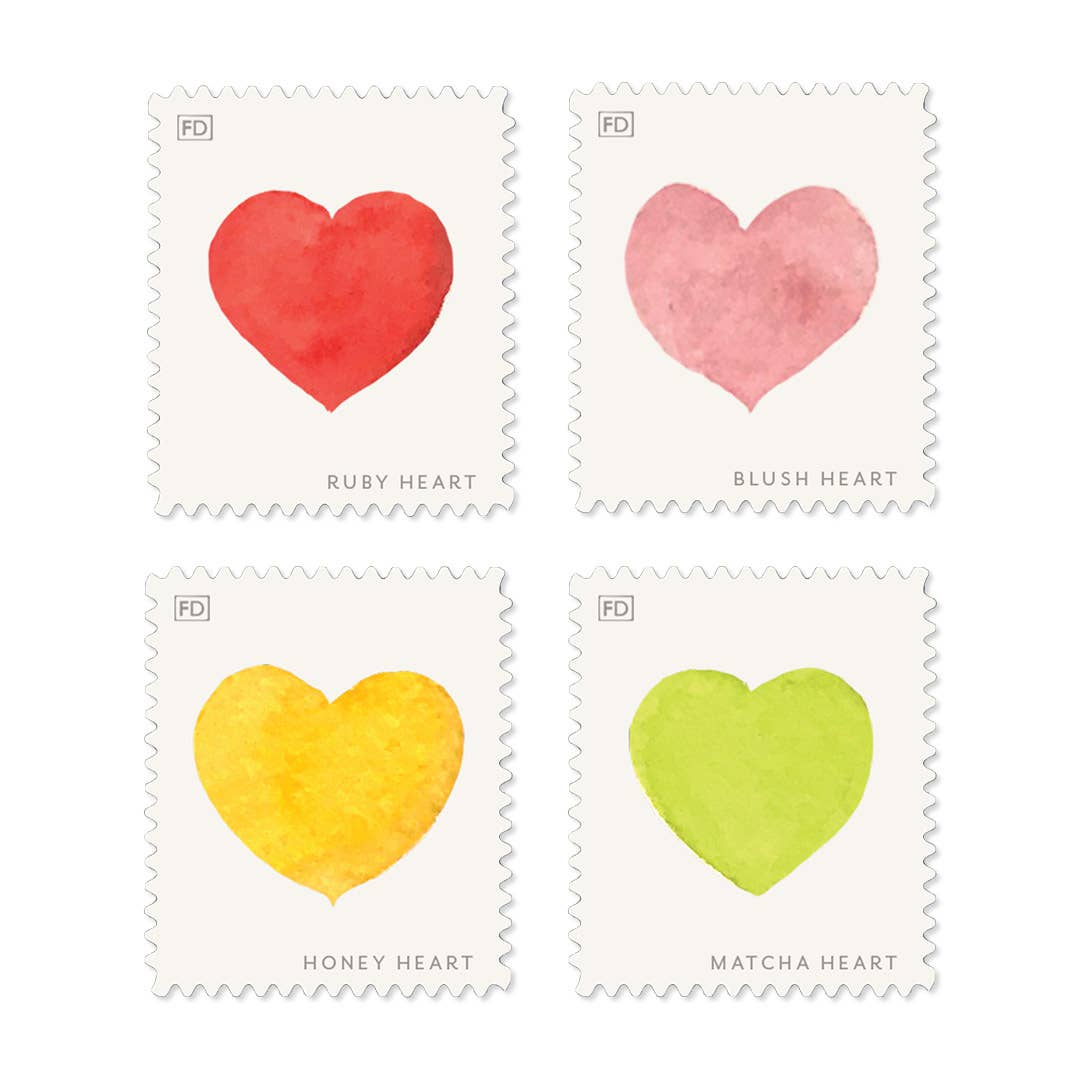 Decorative Labels; Heartfelt by Felix Doolittle (36 Labels)