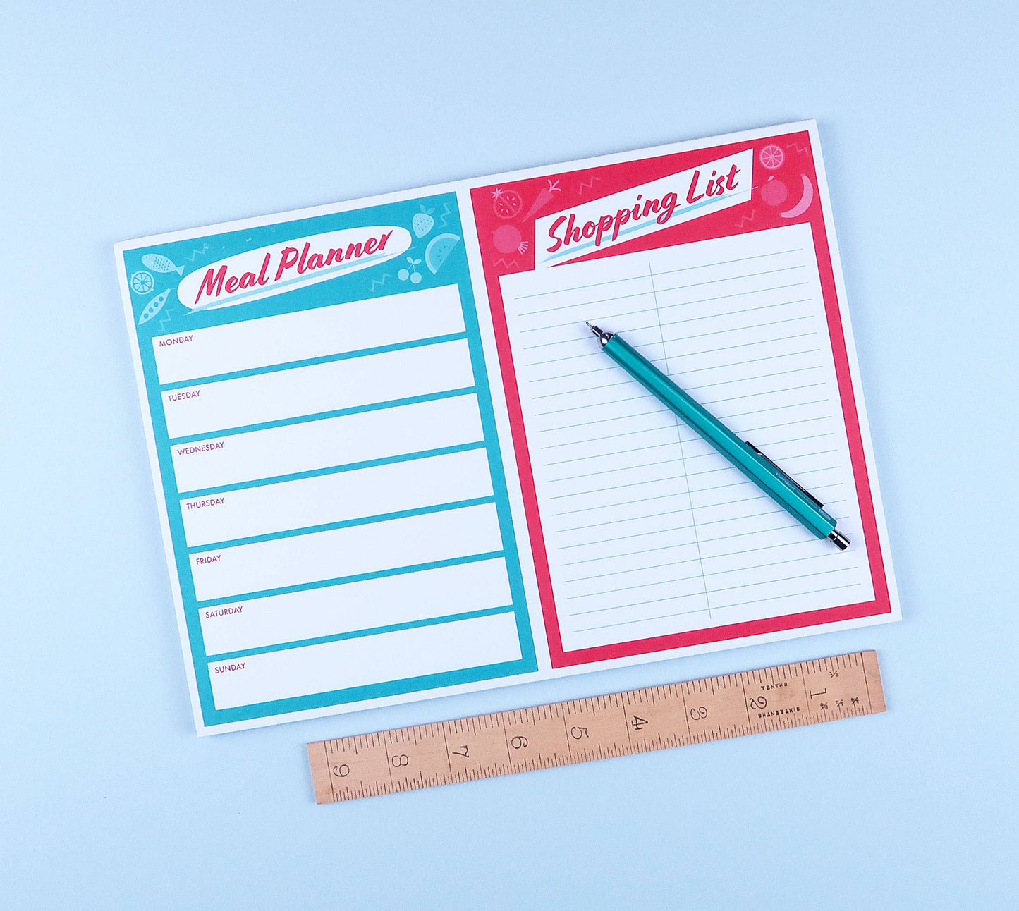 Meal Planner / Shopping List Pad (52 Sheets)