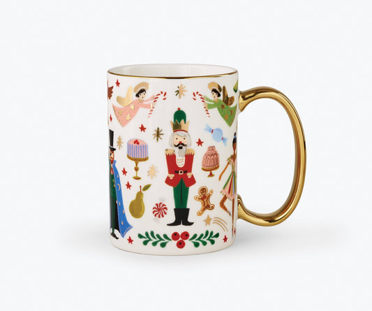 Rifle Paper Co. Porcelain Mug; Nutcracker