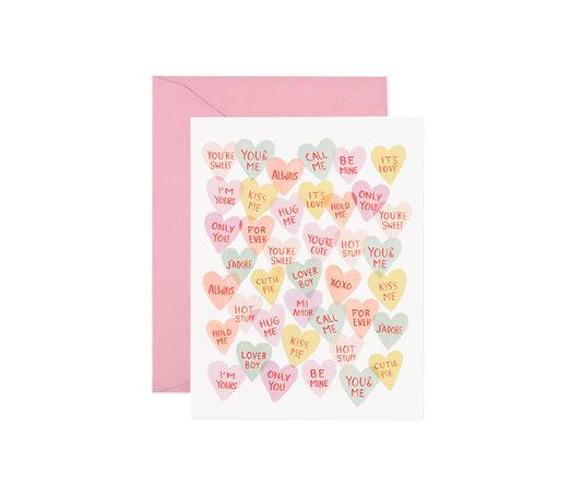 Rifle Paper Co. Valentine Card; Sweethearts