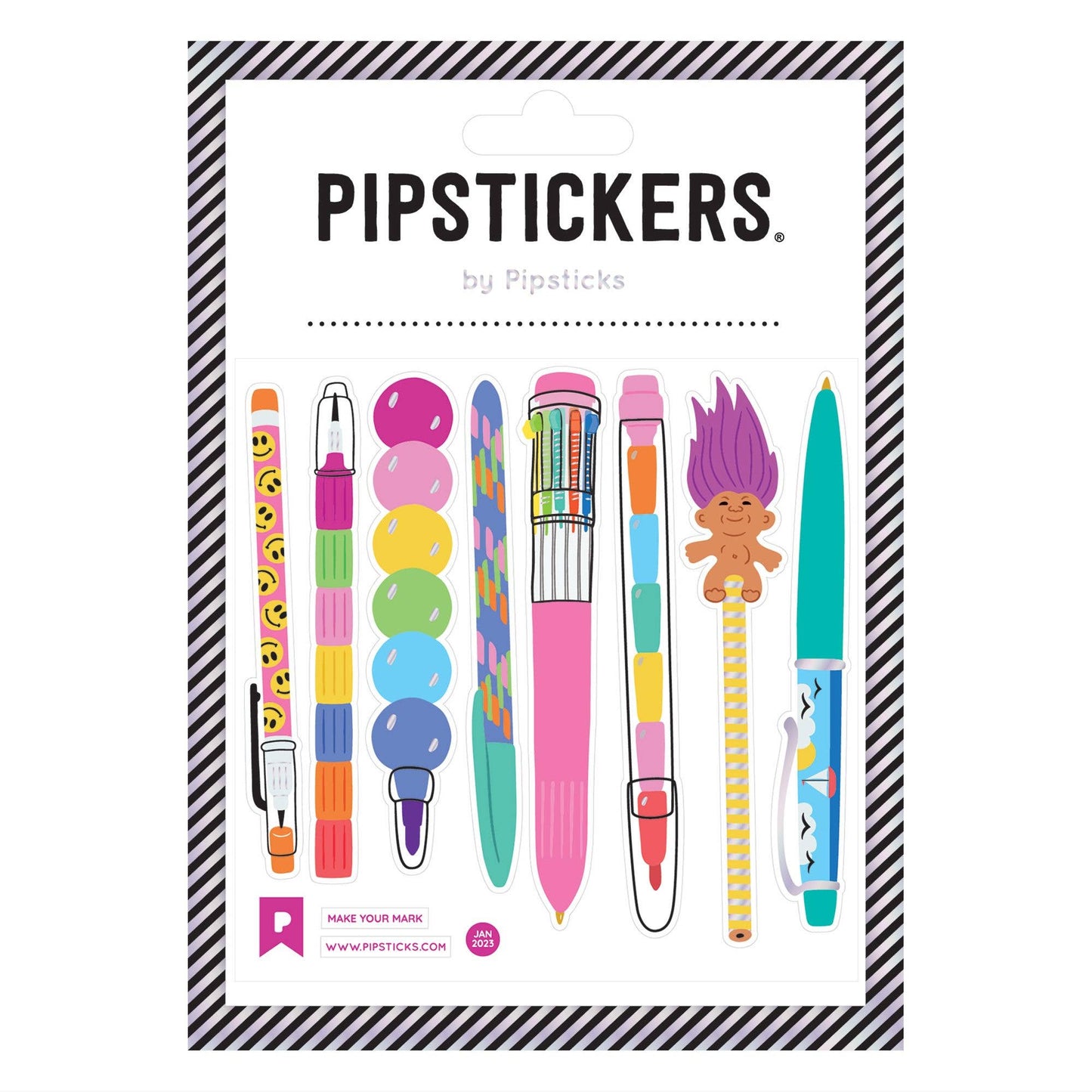 Pipsticks Sticker Sheet; Make Your Mark