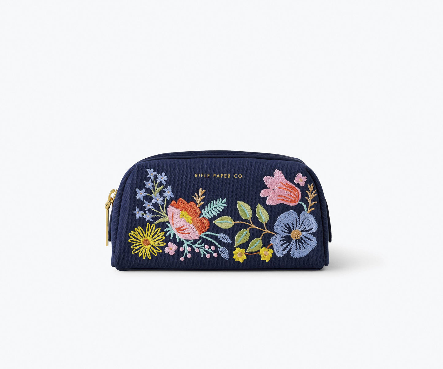 Rifle Paper Co. Cosmetic Pouch; Bramble Embroidered (Small)