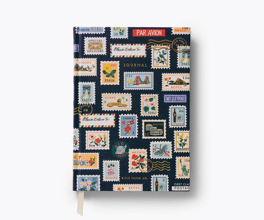 Rifle Paper Co. Journal; Postage Stamps (Fabric Hardcover)