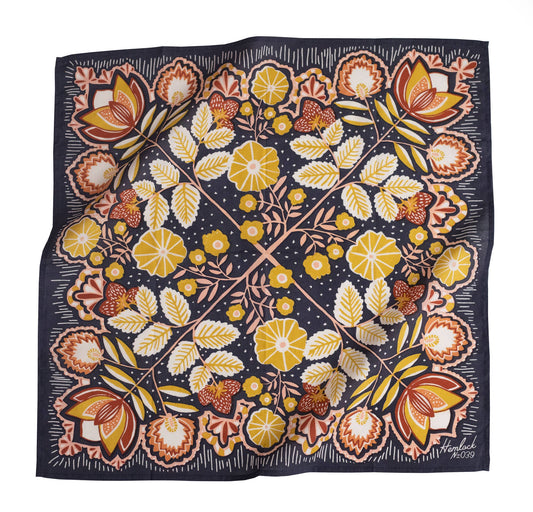 Bandana; 22" Elsie By Hemlock Goods (100% Premium Cotton)