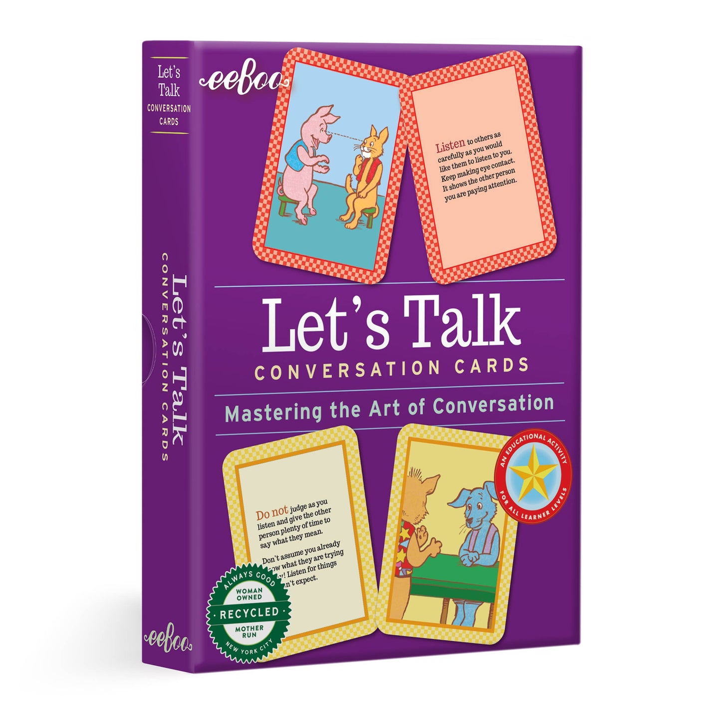 Eeboo Conversation Cards; Let's Talk