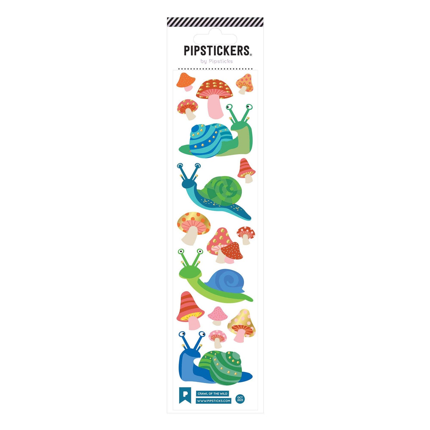 Pipsticks Sticker Sheet; Crawl Of The Wild