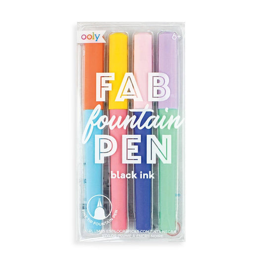 Ooly Fab Fountain Pens (Set of 4)