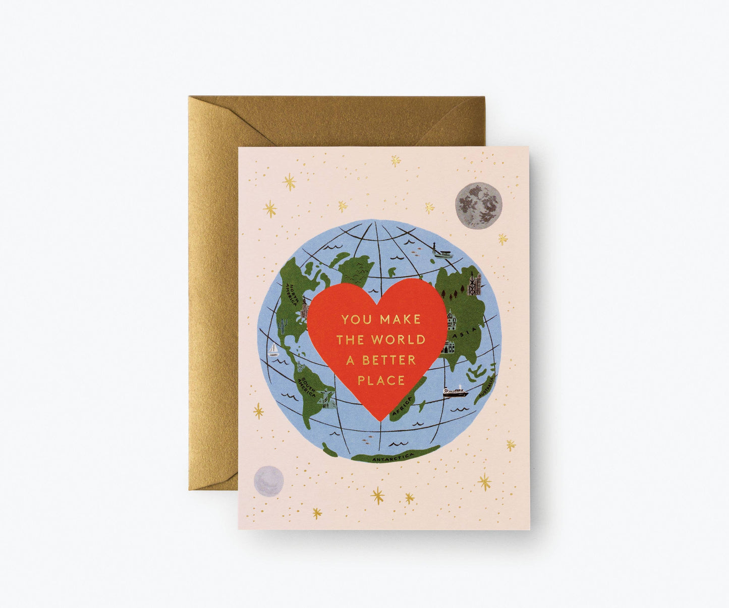 Rifle Paper Co. Love Card; You Make the World Better