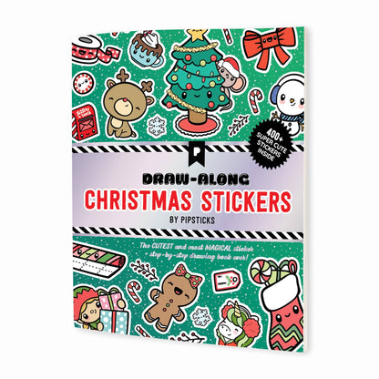 Pipsticks Sticker Book; Draw-Along Christmas (Over 400 Stickers)