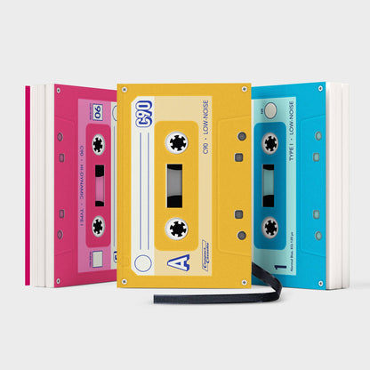 Mixtape Notebooks (Set of 3 Books, 80pgs Per Book)