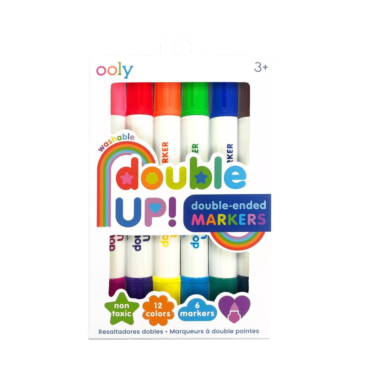 Ooly Double Up! Double Ended Markers (12 Colors)
