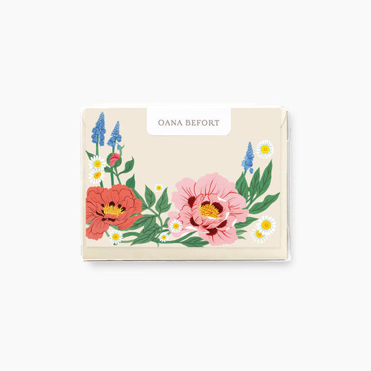 Mini Boxed Card Set; Bloom (Set of 8) By Botanica Paper Co.