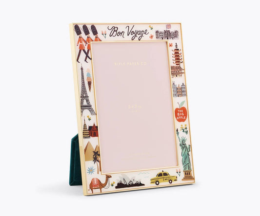 Rifle Paper Co. Picture Frame; Bon Voyage (5x7)