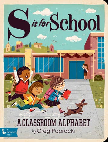 Alphabet Board Book; S is for School