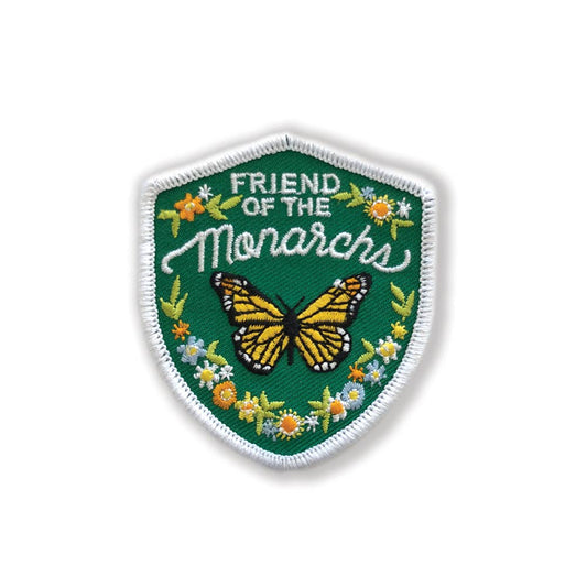 Embroidered Patch; Friend of the Monarch By Antiquaria (Iron On Patch)