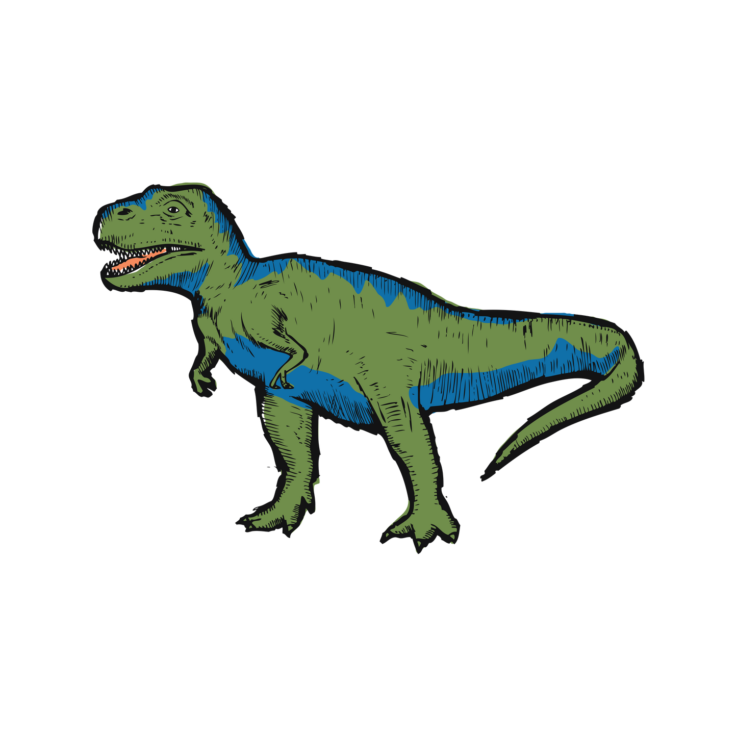 Temporary Tattoo Pack; T-Rex